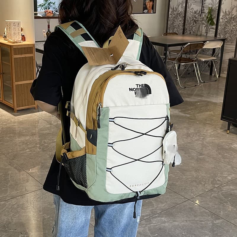 Korean trendy student backpack, male and female couple, junior high school, high school, college bag, three-in-one casual outdoor bag