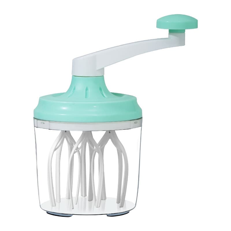 Hand-Crank Egg Beater Baking Manual Cream Whipper Mixer Egg White Whisk for Children