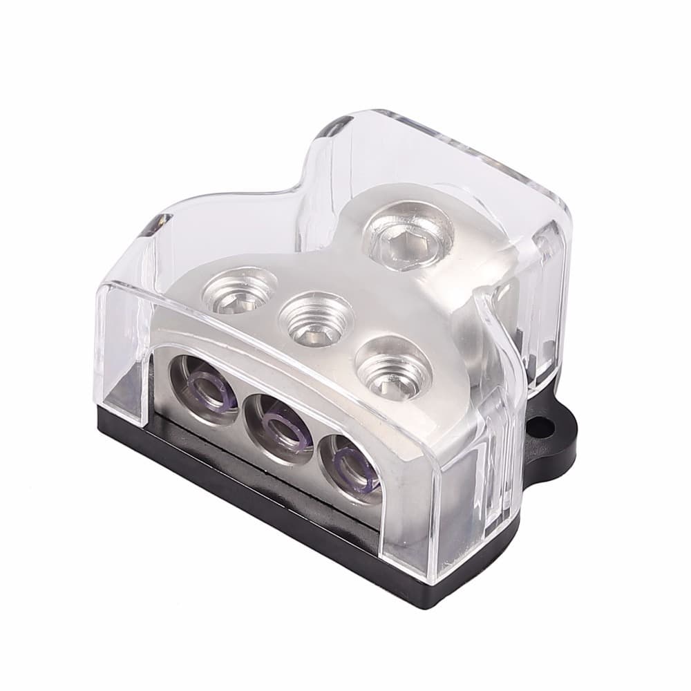 Car modified parts audio modified ground wire hub negative grounding one-point and three-point box 1*0GA into +3*4G
