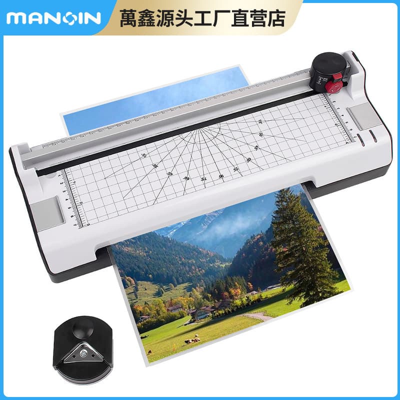 OL288A4 Office Home A3 Laminator Multifunctional Small Laminating Machine with Paper Cutter and Corner Rounder Photo Laminator