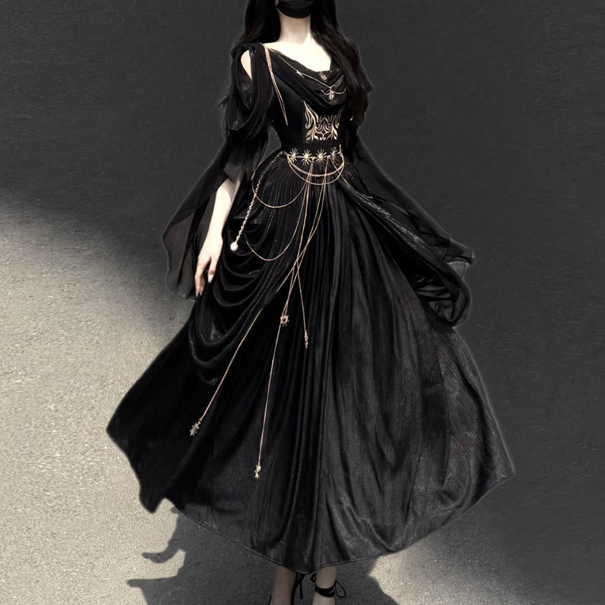 Xiong Dou Jiang Original Design Night Messenger Lolita Dress Daily Lolita Sweet Skirt 7323