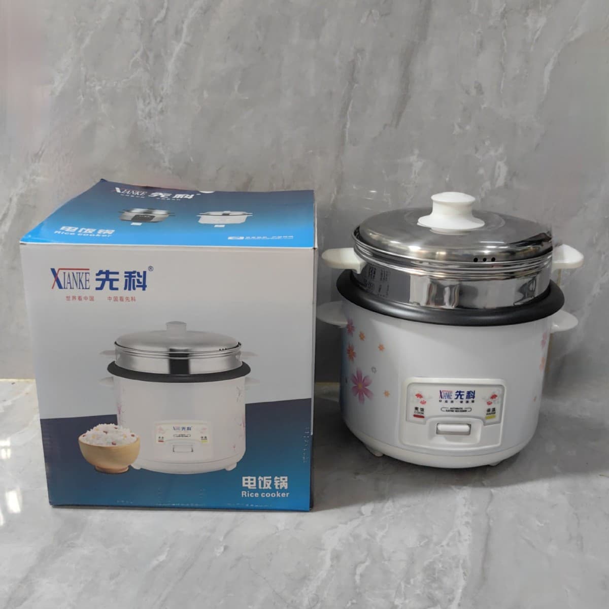 400W Rice Cooker Household Old-Style Double-Layer Electric Rice Pot 39 Yuan Model Multi-mode Wholesale Daily Goods Manufacturer Supply