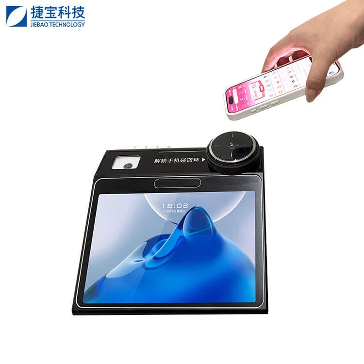 School canteen payment machine, Jiebao 10-inch Android smart, tap-to-pay device, face recognition terminal