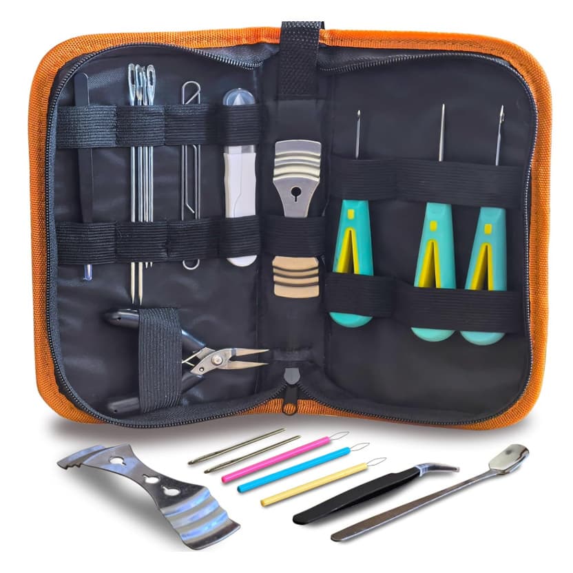 Candle Making Kit for Adults Beginners Candle Making Tool Kit Storage Bag Candle Wick Threading Tool