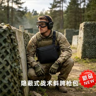 New Tactical Sling Bag Concealed Small Gun Bag Simple Casual Shoulder Bag Nylon Durable Stock Wholesale