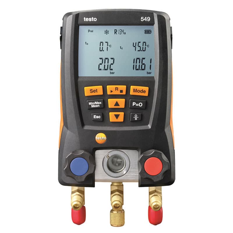 German Testo549/Testo550 Smart Basic Level Electronic Refrigerant Gauge - Testo549