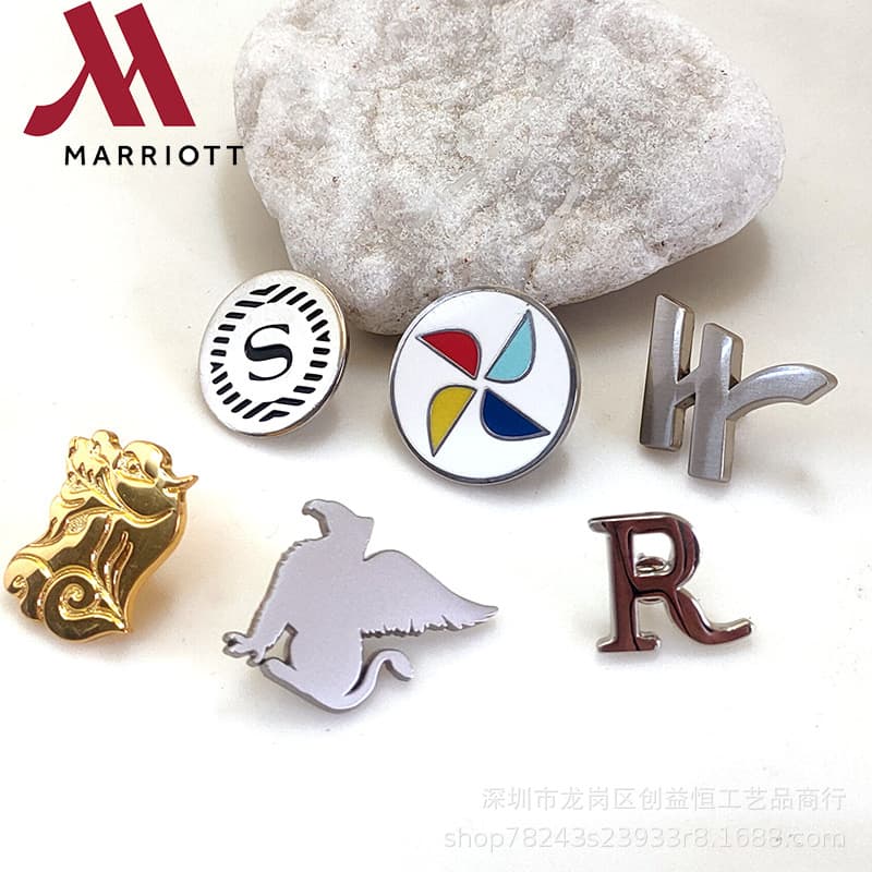 Marriott Hotel Ritz-Carlton Brooch, St. Regis Hotel Brooch, W Hotel Brooch, Element Hotel Brooch, M Hotel Brooch