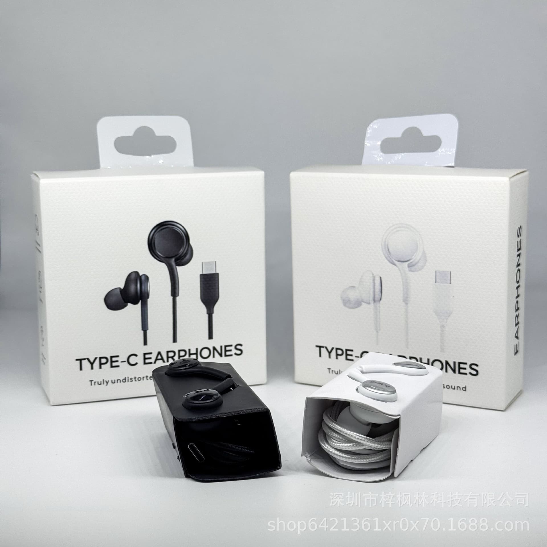 NOTE10 Wired Earphones Type-C Digital Decoding In-Ear Compatible with Samsung AKG Huawei Apple Android Universal