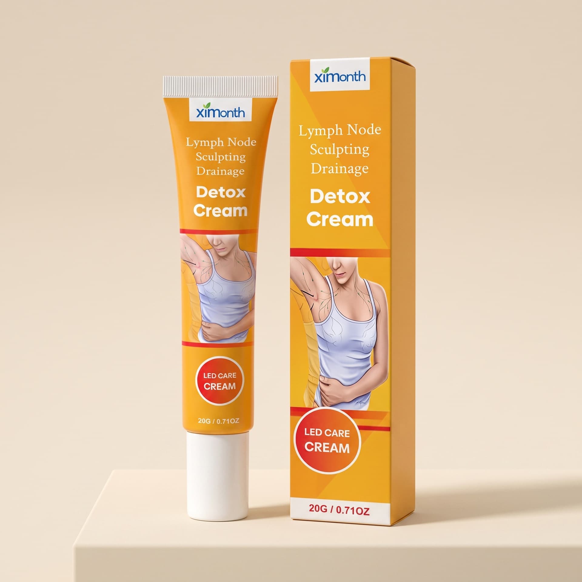 XIMONTH Body Care Cream Gentle care for body skin, smooth and comfortable daily massage care cream