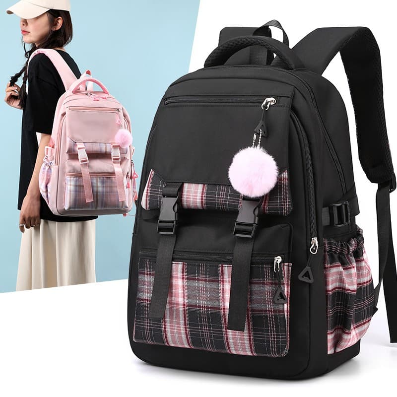 New primary school student schoolbag female large capacity cute spine protector ins backpack 1-6th grade water-repellent backpack