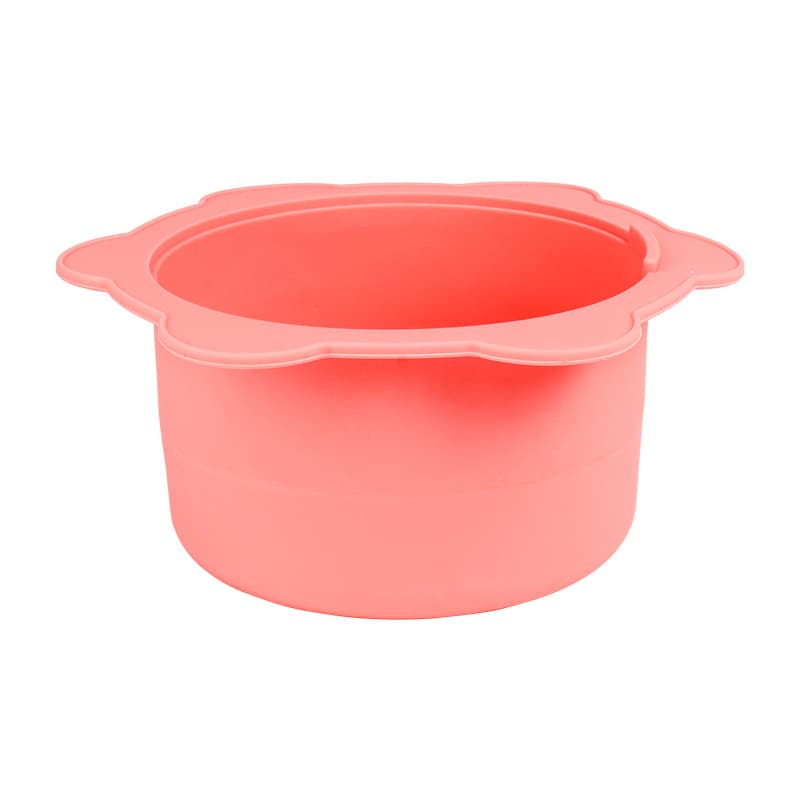 Cross-border Hair Removal Hot Wax Warmer Silicone Bowl 200ML Beauty Wax Therapy Melting Bowl Easy to Clean Non-stick Silicone Bowl