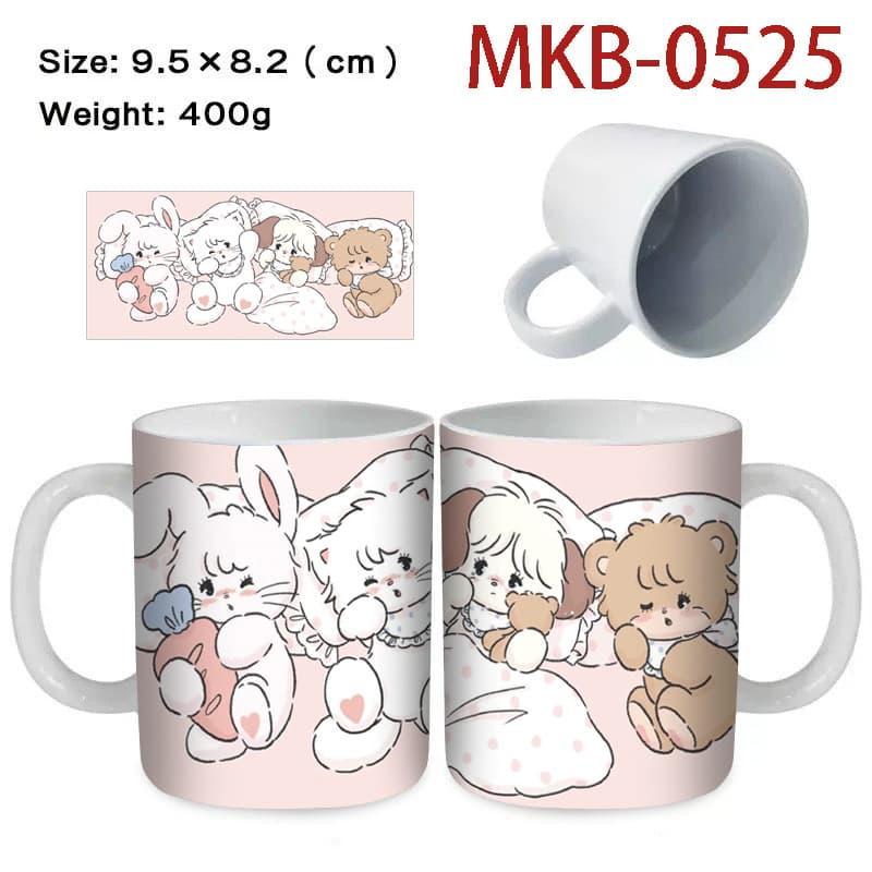 mikko Mug Anime Merchandise Ceramic Mug 2D Cartoon Printed Water Cup Coffee Cup In Stock