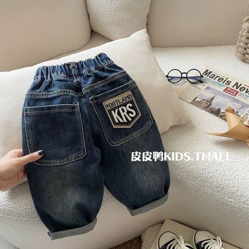 Boys' jeans, autumn styles, children's pants, spring and autumn, baby boys' autumn clothes, children's casual pants, autumn boys' trendy pants