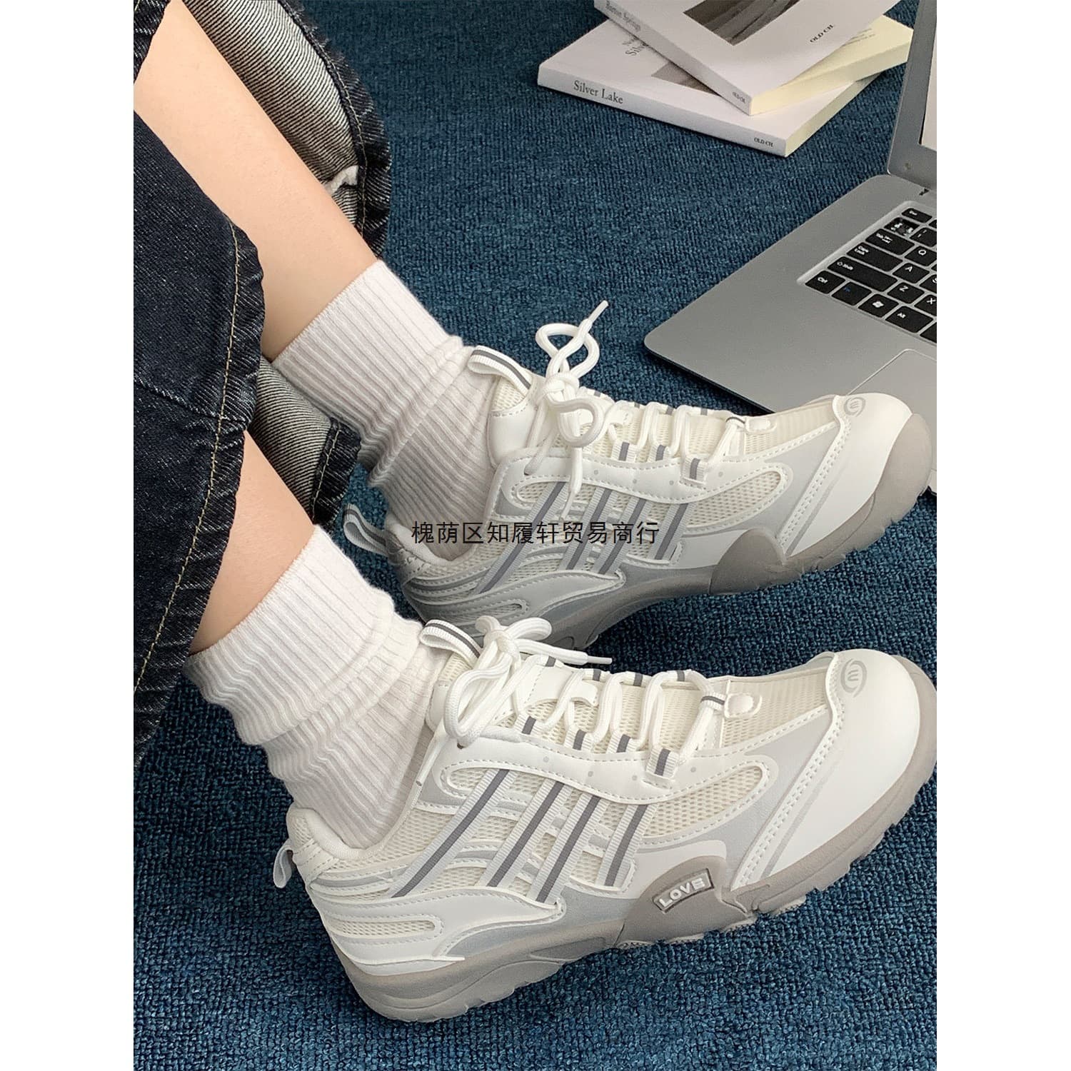 Thick Sole Mesh Soft Bottom Women's Shoes 2026 Summer New Trendy Versatile Casual Sneakers Yellow