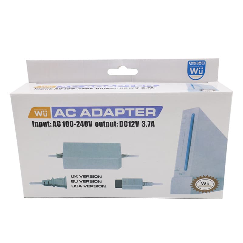 WII host Huoniu wii power adapter charger 110-240V US and European regulations