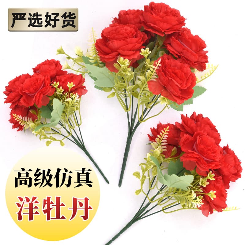 Simulation Ranunculus Simulation Rose Bouquet Silk Flower Home Decoration Wedding Exhibition Decoration Landscape Fake Flower Ranunculus