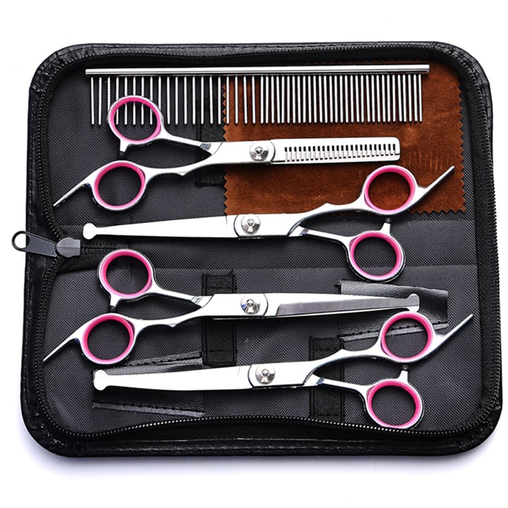 6-Inch Hair Cutting Scissors Set, Thinning Scissors, Professional Home Barber Scissors, Pet Grooming Scissors Set