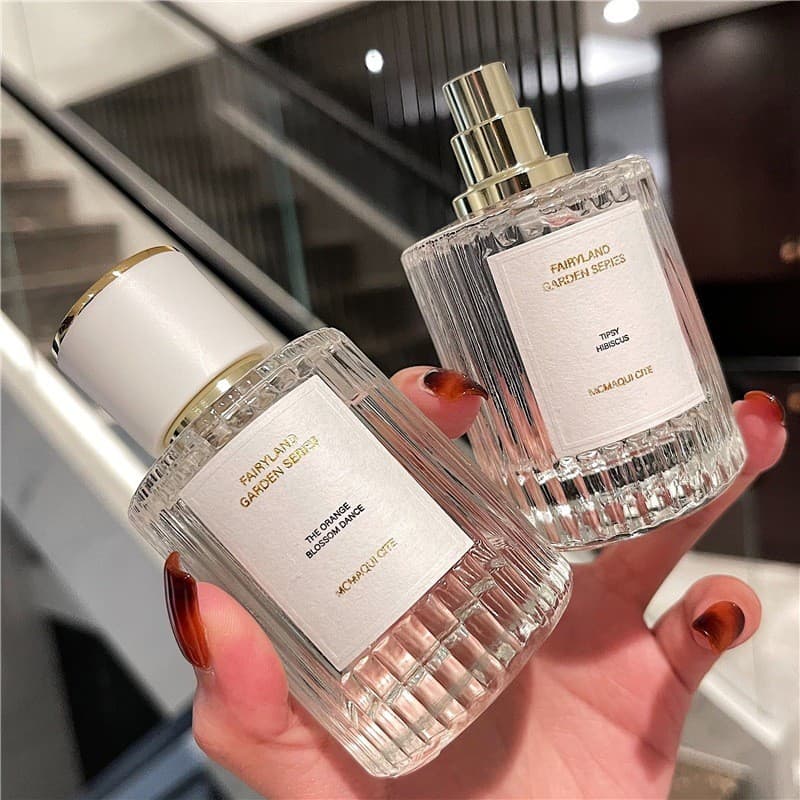 Wholesale Perfume Bottles Empty High-End Portable Skincare Spray Bottle Press-Type Sample Refill Bottle Glass Perfume Bottle