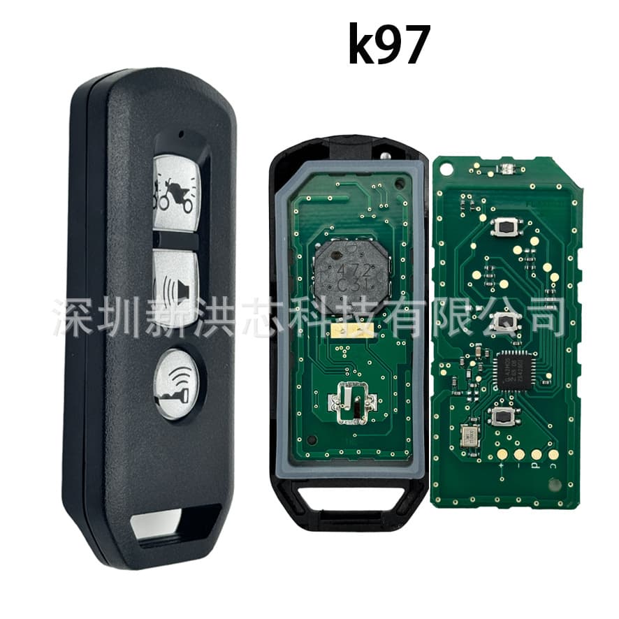For Motorcycle K97 Key 433 MHz ID47