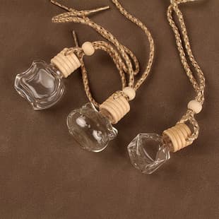 Wholesale Car Perfume Aroma Empty Bottle 5ml-10ml Multiple Car Hanging Ornament Perfume Bottle Empty Bottle Car
