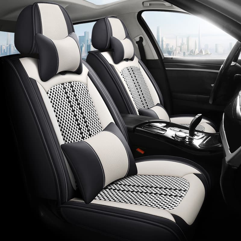 Specially Designed for Dongfeng Honda CRV, Full-Cover Seat Covers, Universal for All Seasons, Ice Silk Fabric Seat Cushions, Car Seat Cushions