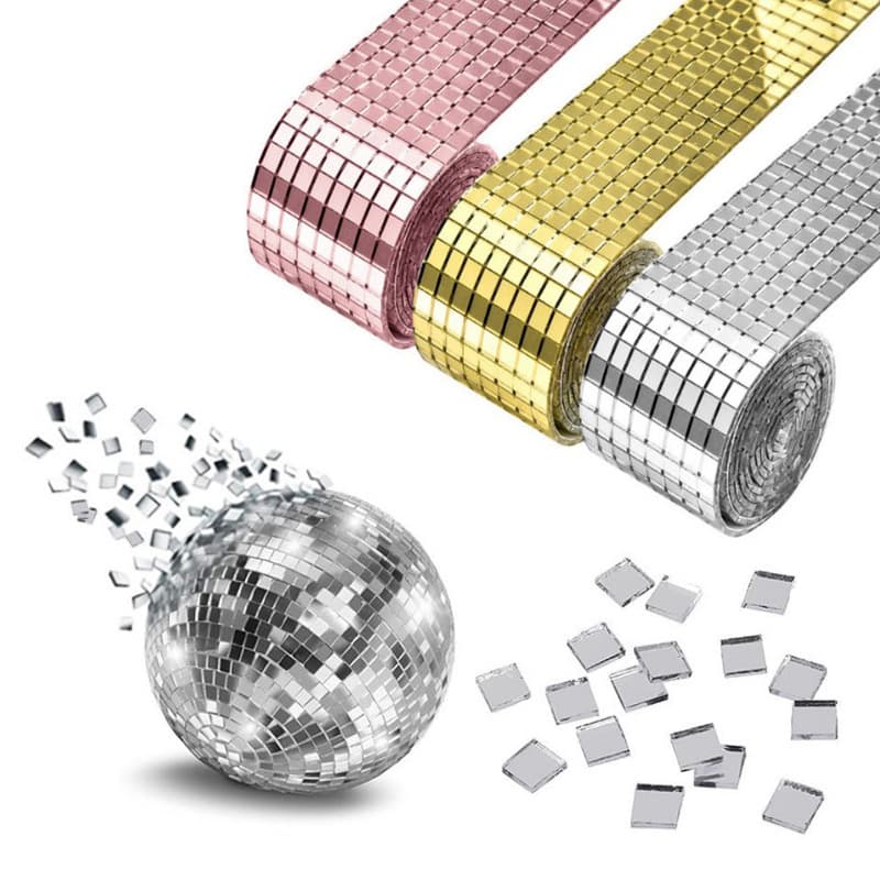 Cross-Border Hot Product Self-Adhesive Mosaic 3D Acrylic Wall Sticker, Creative DIY Mirror Sticker for Home Decor KTV