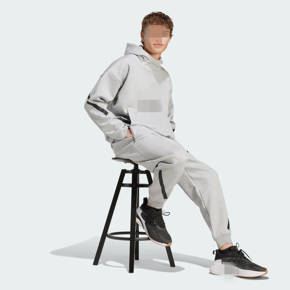 2025 Fall New Men's ZNE Hooded Sweatshirt Pullover Sports Casual Comfortable Tracksuit Set 3071