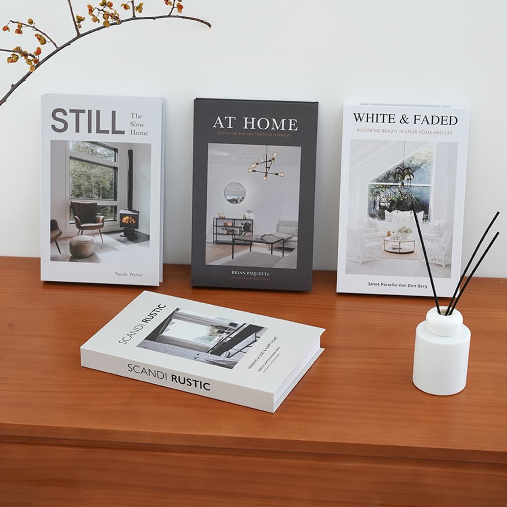 Foldable fake book ornaments, Nordic home decor magazines, decorative books, model rooms, villas, studies, minimalist simulated books, prop books