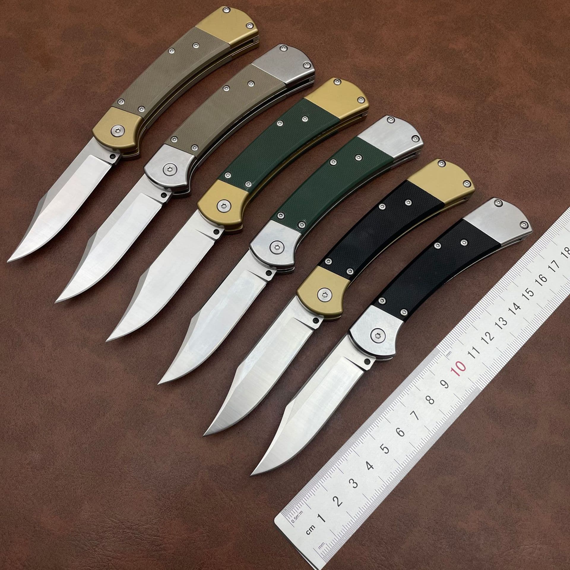 Hot-selling 110 Buck G10 Handle Folding Knife Outdoor Multi-function Camping EDC Pocket Knife