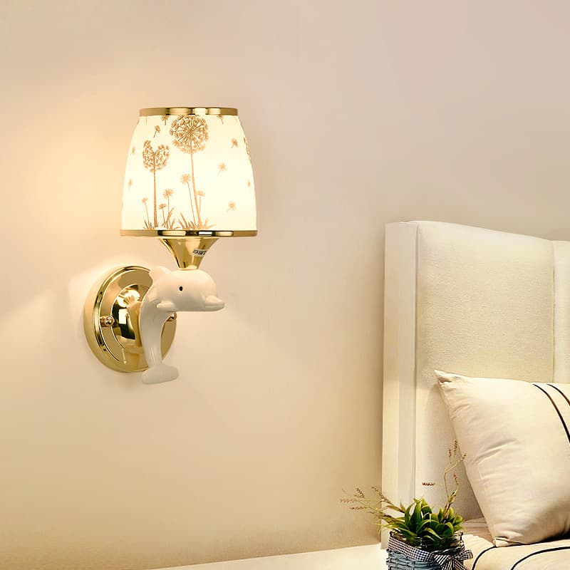 Remote Control Bedroom Bedside Lamp Creative Minimalist Modern LED Living Room TV Background Wall Hallway Stair Wall Light