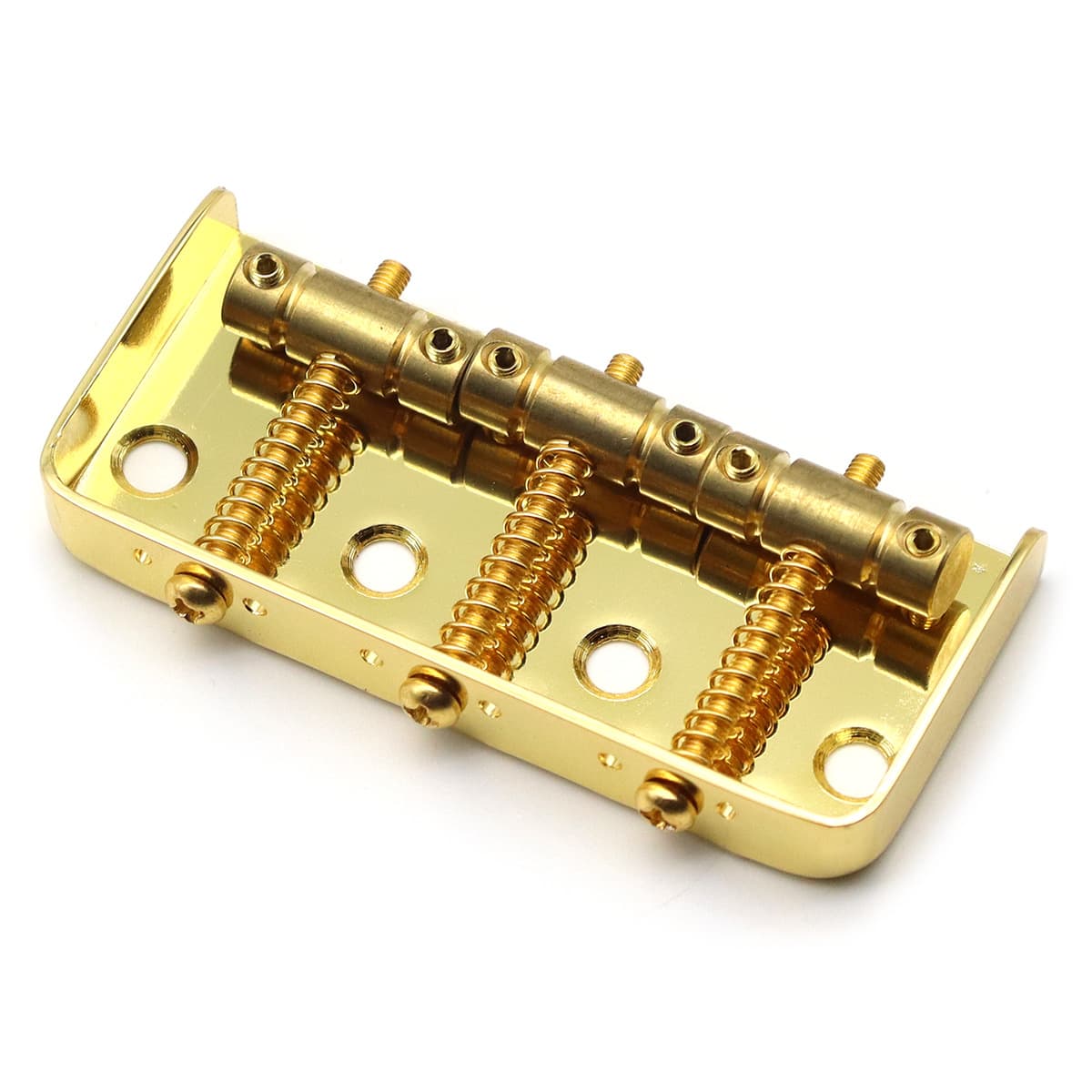 TL Electric Guitar Short Bridge 3-Saddle Brass String Saddles Tele Guitar Tailpiece Guitar Parts