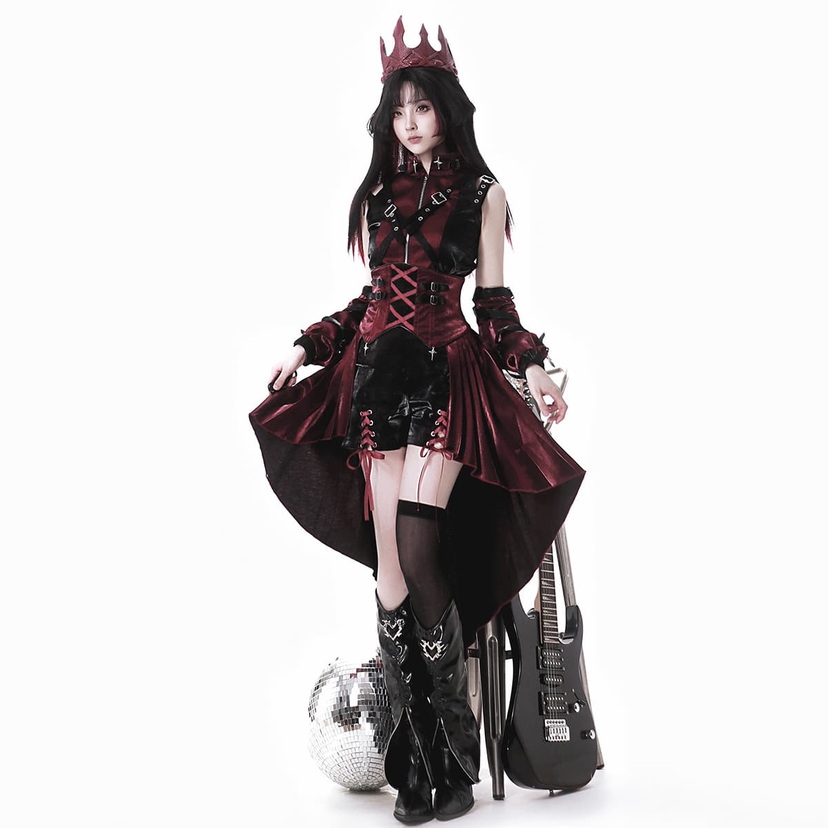 Xiong Doujiang Original Chief Assassin Lolita Female Lolita Top Sleeve Suspender Skirt Shorts Set 7195