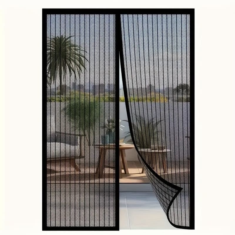 Cross-border Drop Shipping Magnetic Mosquito Net Door Curtain, No-drill Screen Door, Bedroom Blocking Curtain, Summer