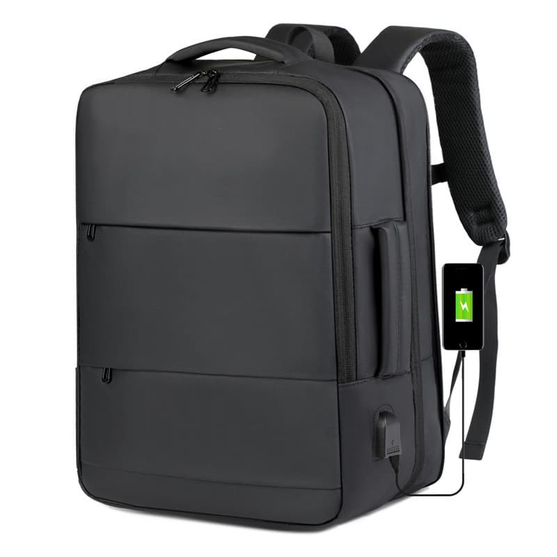 2026 New Computer Backpack Large Capacity Business Leisure Backpack Expandable Multifunctional Charging Backpack with Logo Print