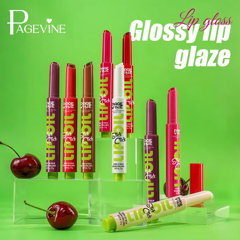 Export Exclusive PAGE VINE Press Lipstick Long-Lasting Matte Mirror Waterproof Brightening Solid Lipstick Cross-Border