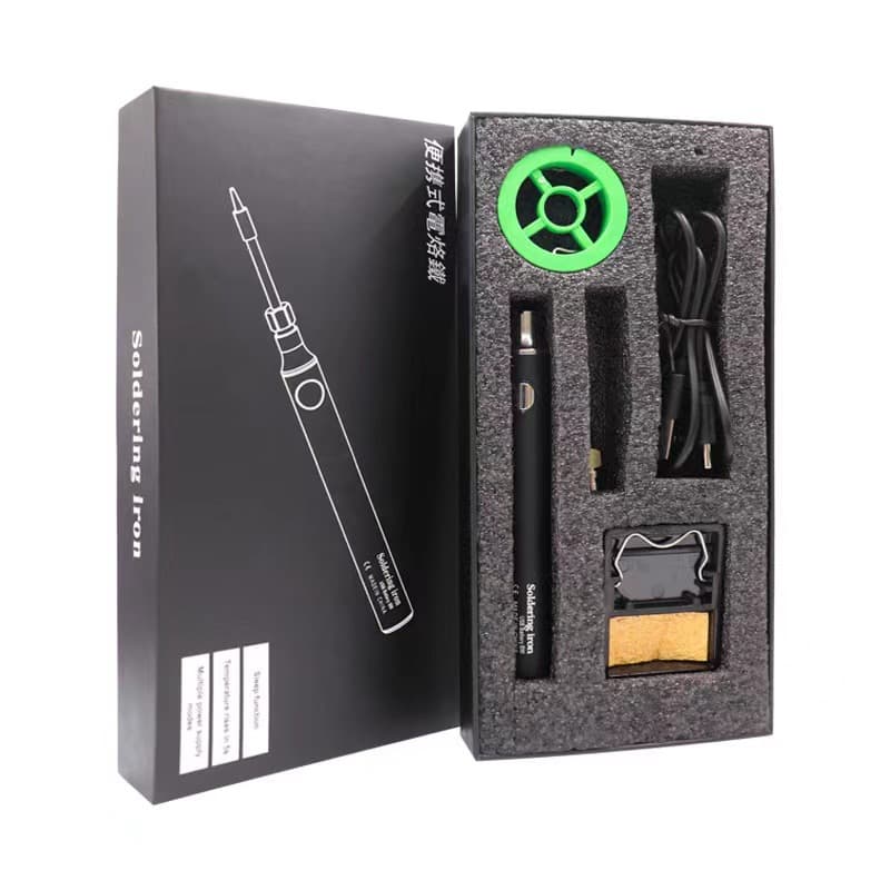 Cross-border USB Soldering Iron Kit 5V Portable Soldering Iron 510 Tip Phone Repair Welding Tool