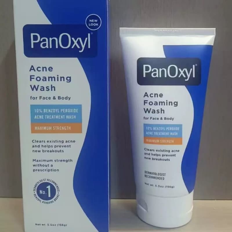 Cross-border PanOxyl Acne Foaming Cleanser 10% Benzoyl Peroxide Amino Acid Oil Control 4% Face Wash