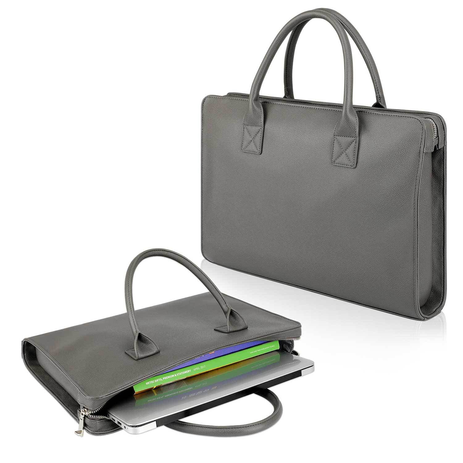 Office Laptop Bag PU Computer Case Travel Office Computer Organizer Large Capacity Laptop Bag