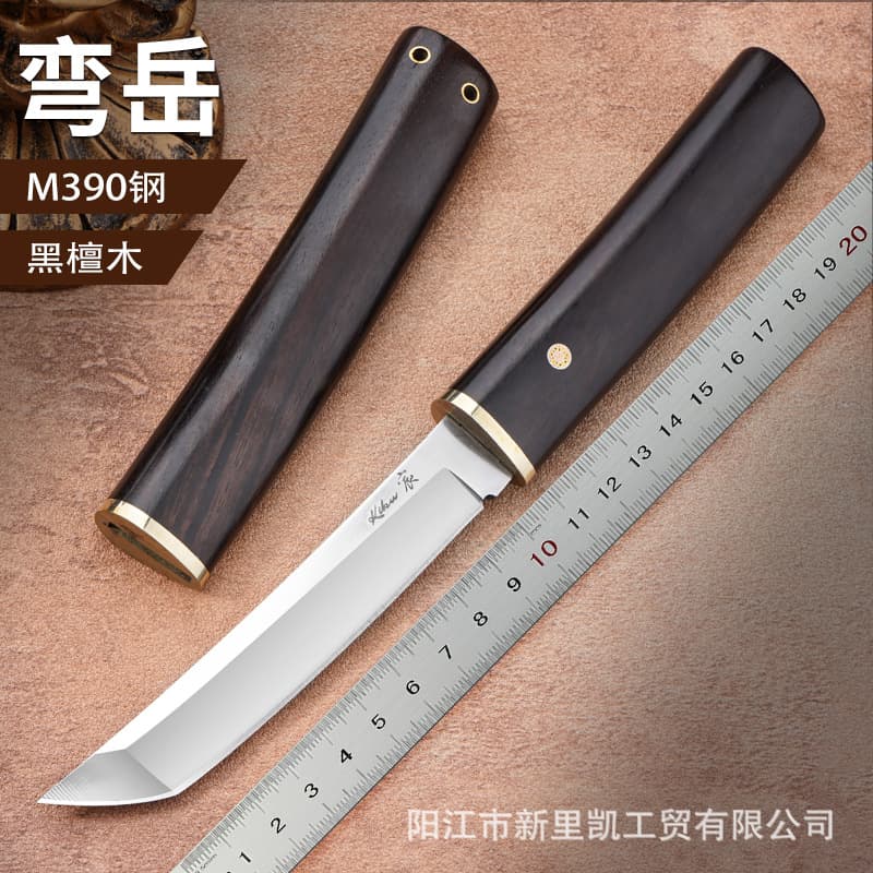 Factory Direct Japanese Fruit Knife Kikuta Knife Camping Hunting Self-Defense Knife Tactical Knife Survival Knife Outdoor Fixed Blade