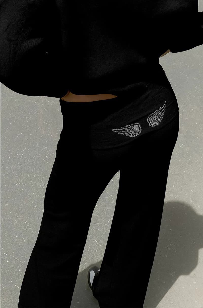 Custom Cross-Border Streetwear Wholesale Angel Wings Sequined Hoodie Women Loose Long Sleeve Pullover Top