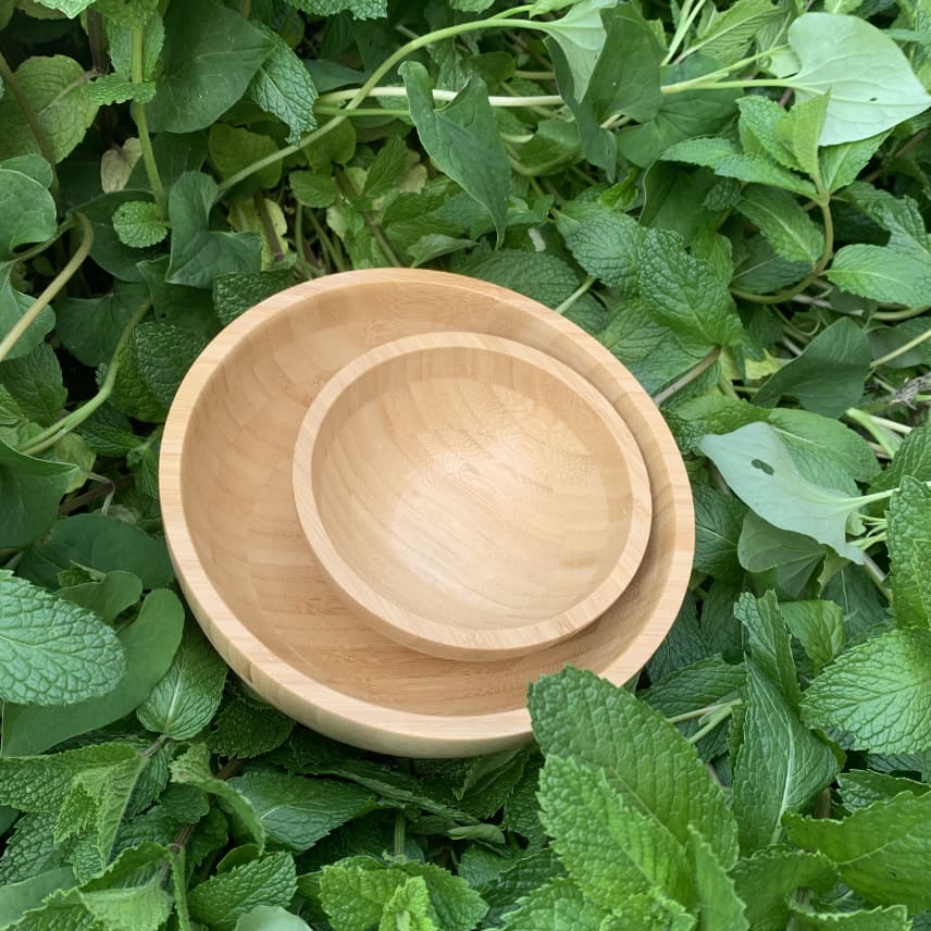 Bamboo Salad Bowl Set 12/14/20/23/25/26/30/35cm Bamboo Dough Bowl bamboo bowl