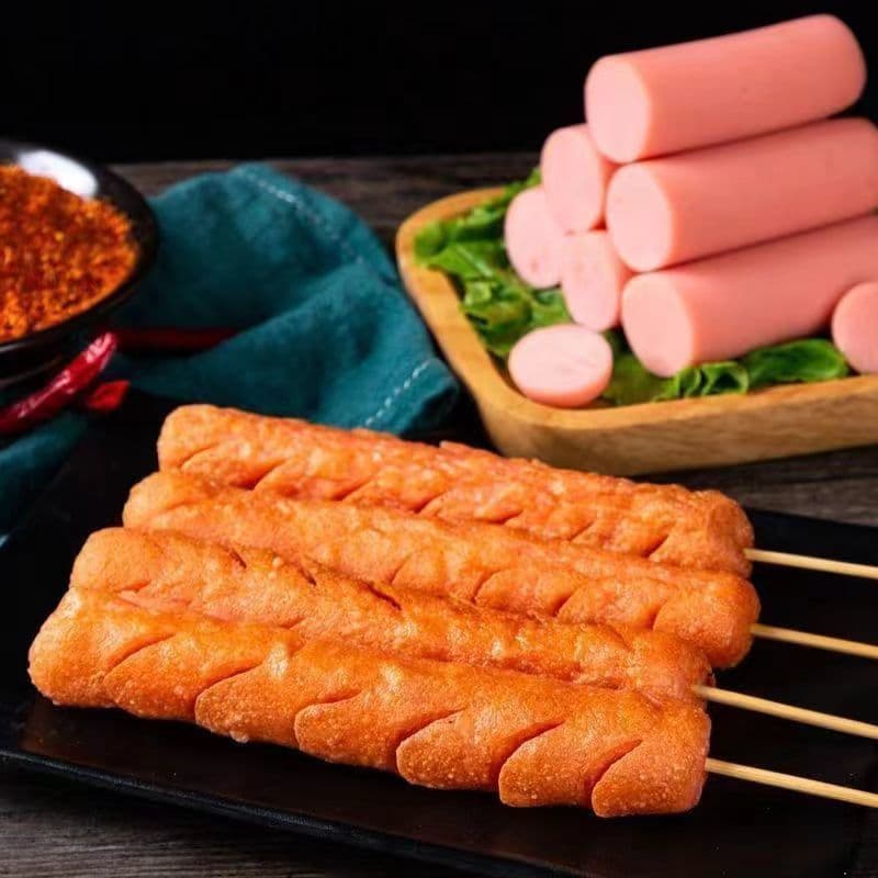 Starch Sausage 50g Bulk Wholesale Crispy Sausage Fried Large Sausage Stall Barbecue Sausage
