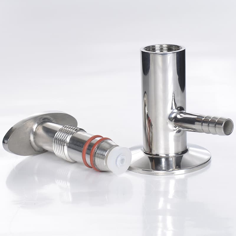 Stainless Steel Sanitary Sampling Valve / Sampling Port / Welded Sampling Valve / Quick-Install Sampling Valve / Handwheel Sampling Valve