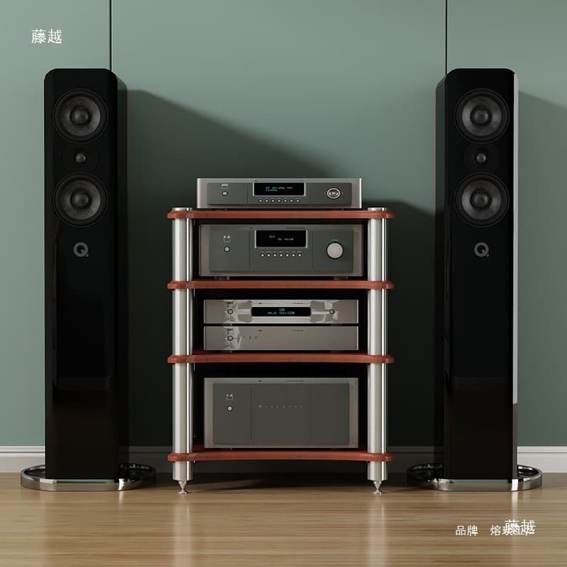Spikes stainless steel stand equipment with vibration isolation cabinet HIF amplifier tube cabinet cabinet audio speaker rack