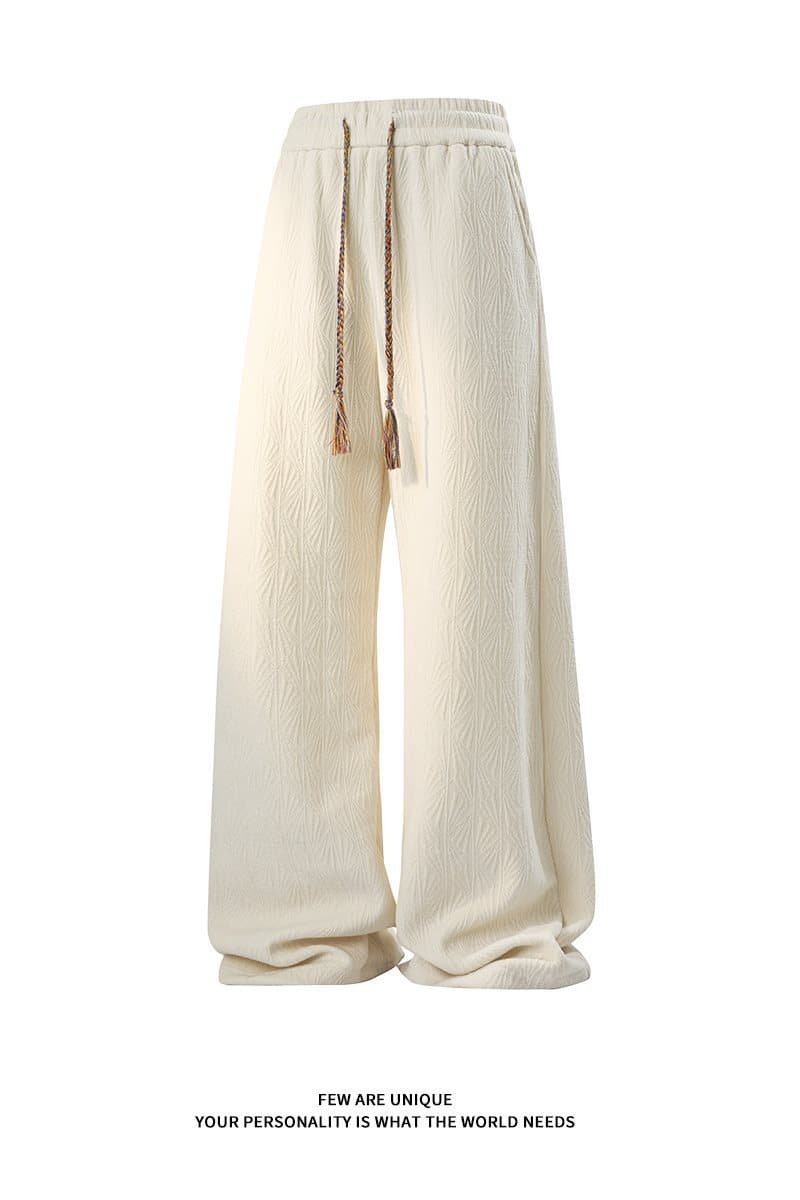 2026 Spring New Textured Casual Pants Retro Drape Mid-Waist Sweatpants C62191-Tp35 Price Control 68
