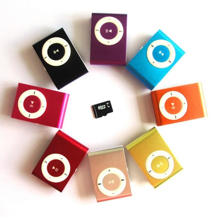 Clip-on Card Player Screenless Mini Sport MP3 Player