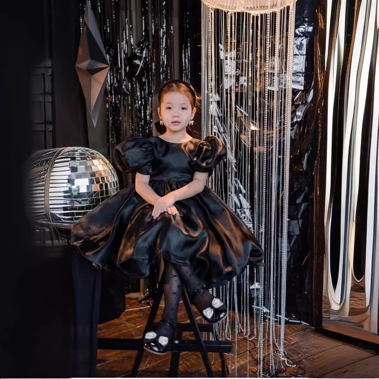 2025 Spanish Style Spring Summer Fashion Elegant Princess Dress Party Dress First Birthday Ins Girls Dress European American