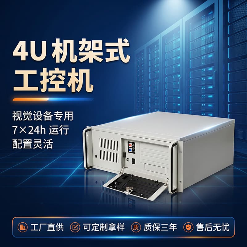 4U rack-mounted EIE industrial chassis server industrial computer with multiple expansion slots, flexible and high-configuration industrial computer