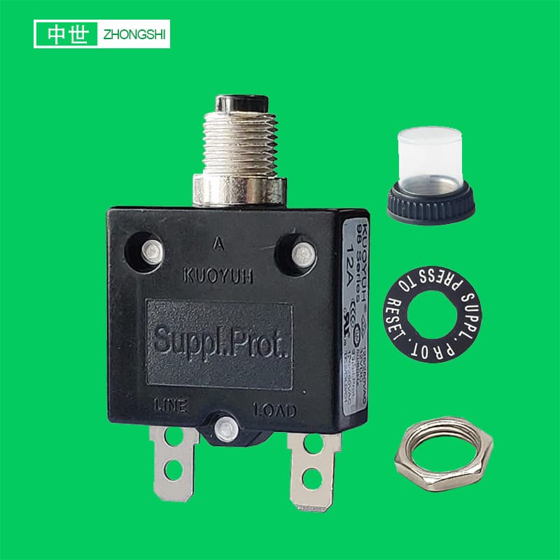 98 Type Power Overload Protector L1/L2/w55/66 Series 3A 5A 12A 15A Reset Fuse