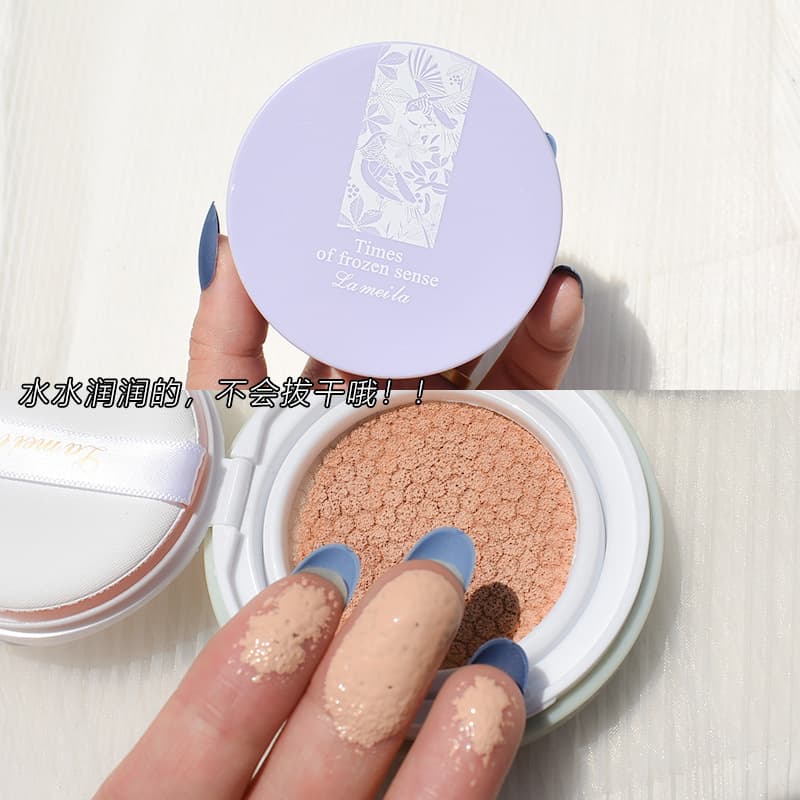 Authentic cushion BB cream, skin-nourishing, concealing, long-lasting, 2-in-1 foundation, moisturizing, CC cream, long-lasting and oil-controlling for dry skin.